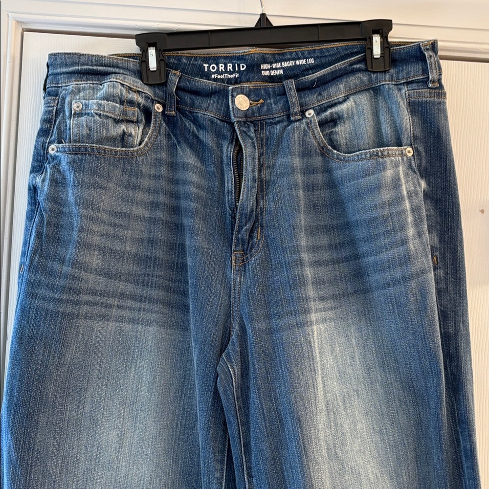 Torrid Wide Leg Blue Jeans